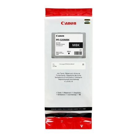 TUSZ CANON PFI320MBK PFI-320MBK MATTE BLACK ORYGINAŁ