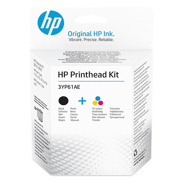 ZESTAW GŁOWICA HP 3YP61AE CZARNA + KOLOROWA ORYGINAŁ