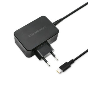 ŁADOWARKA SIECIOWA QUOLTEC 65W USB-C POWER DELIVERY CZARNA