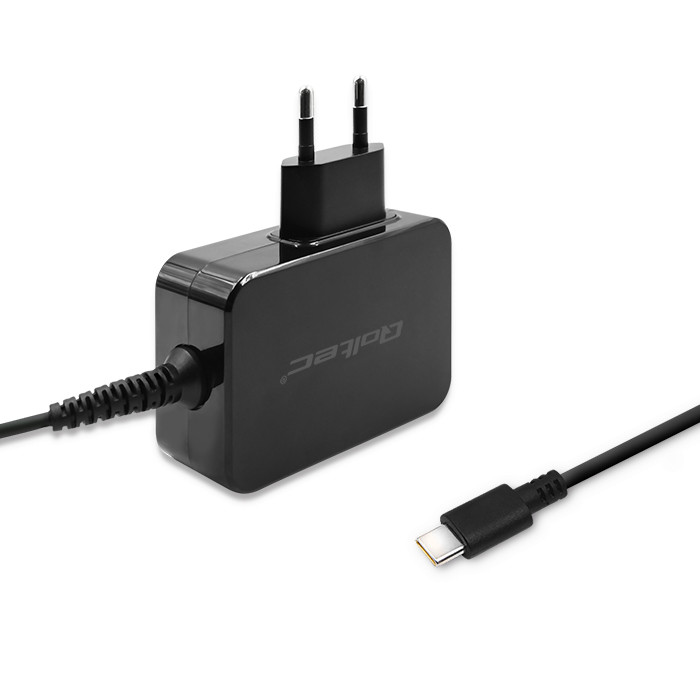 ŁADOWARKA SIECIOWA QUOLTEC 65W USB-C POWER DELIVERY CZARNA - obrazek 2