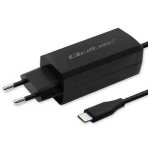 ŁADOWARKA SIECIOWA QOLTEC 65W GaN Super Fast USB-C PD CZARNA