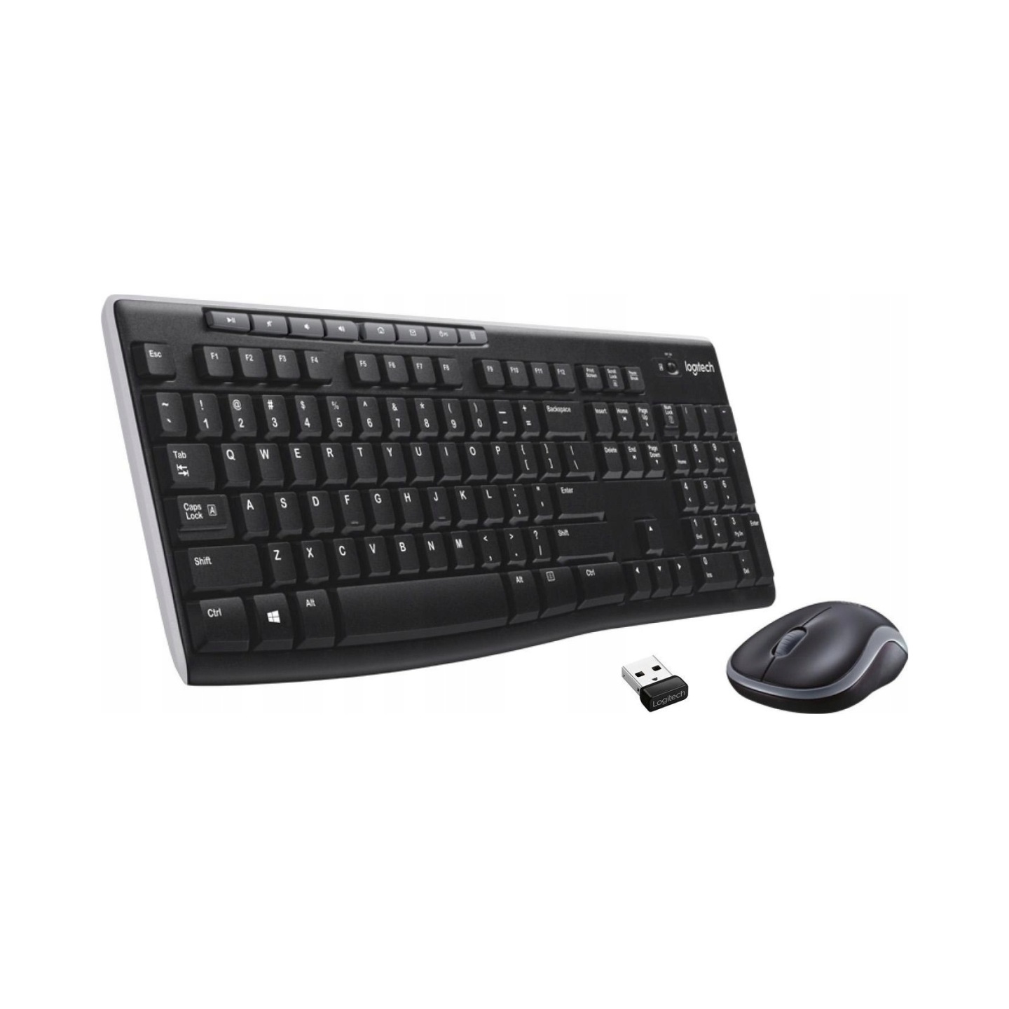 LOGITECH MK270 ZESTAW KLAWIATURA I MYSZ BEZPRZEWODOWE KOLOR CZARNY